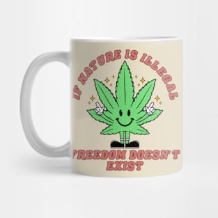 Weed T-shirt Mug